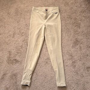 Kerrits Equestrian Horse Riding Ultra Suede Tan Leggings Pants